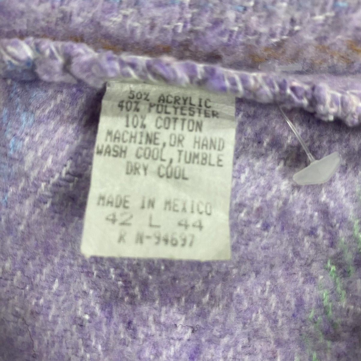 Mexicana × Vintage Crema molina Mexican drug rug baja hoodie Size US L / EU 52-54 / 3 - 10 Thumbnail