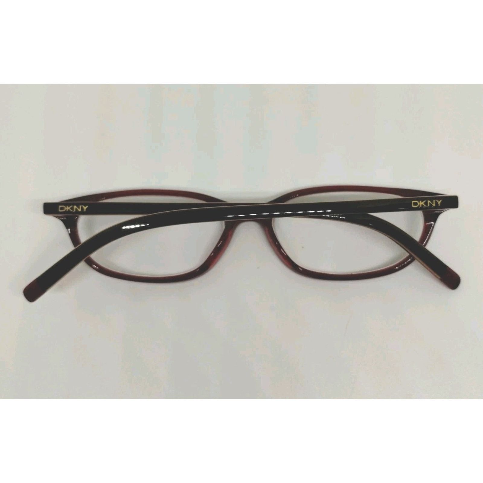 DKNY DKNY DY4558 3277 Eyeglasses Frames Brown Red Round Cat Eye Size ONE SIZE - 2 Thumbnail