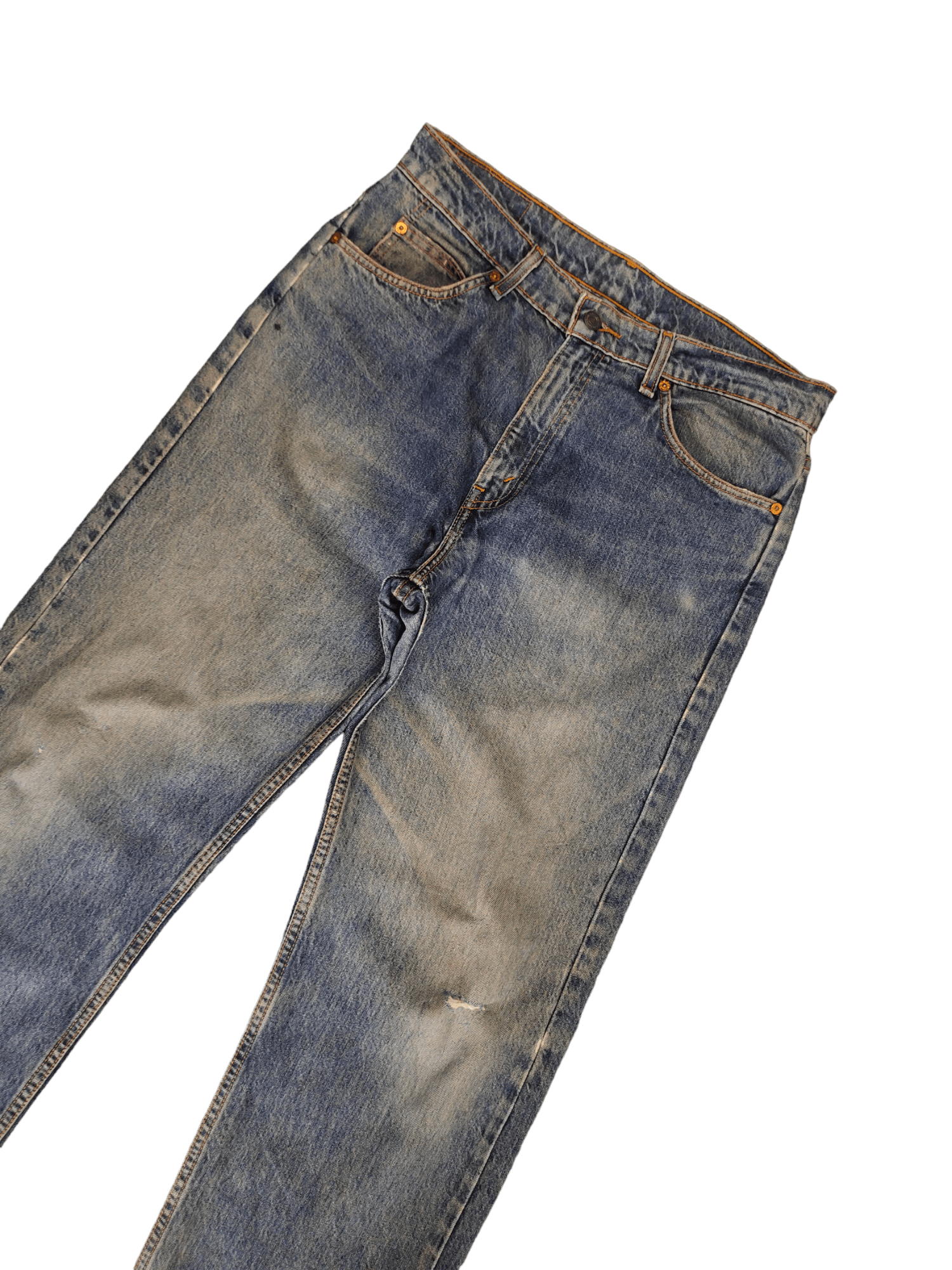 Levi's Vintage Levis 612 Orange Tab Distress Faded Wash Jeans Size US 33 - 5 Thumbnail