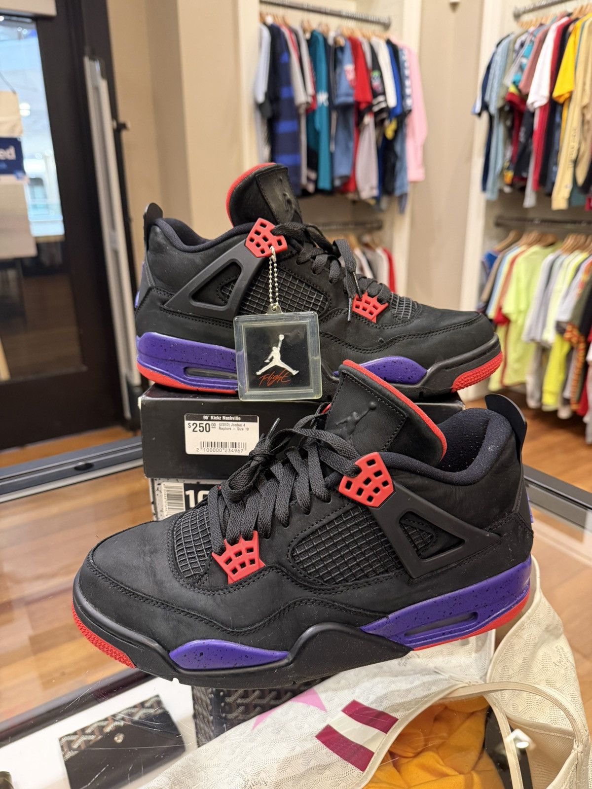 Jordan Brand Jordan 4 Retro ‘Raptors’ Size US 10 / EU 43 - 3 Thumbnail