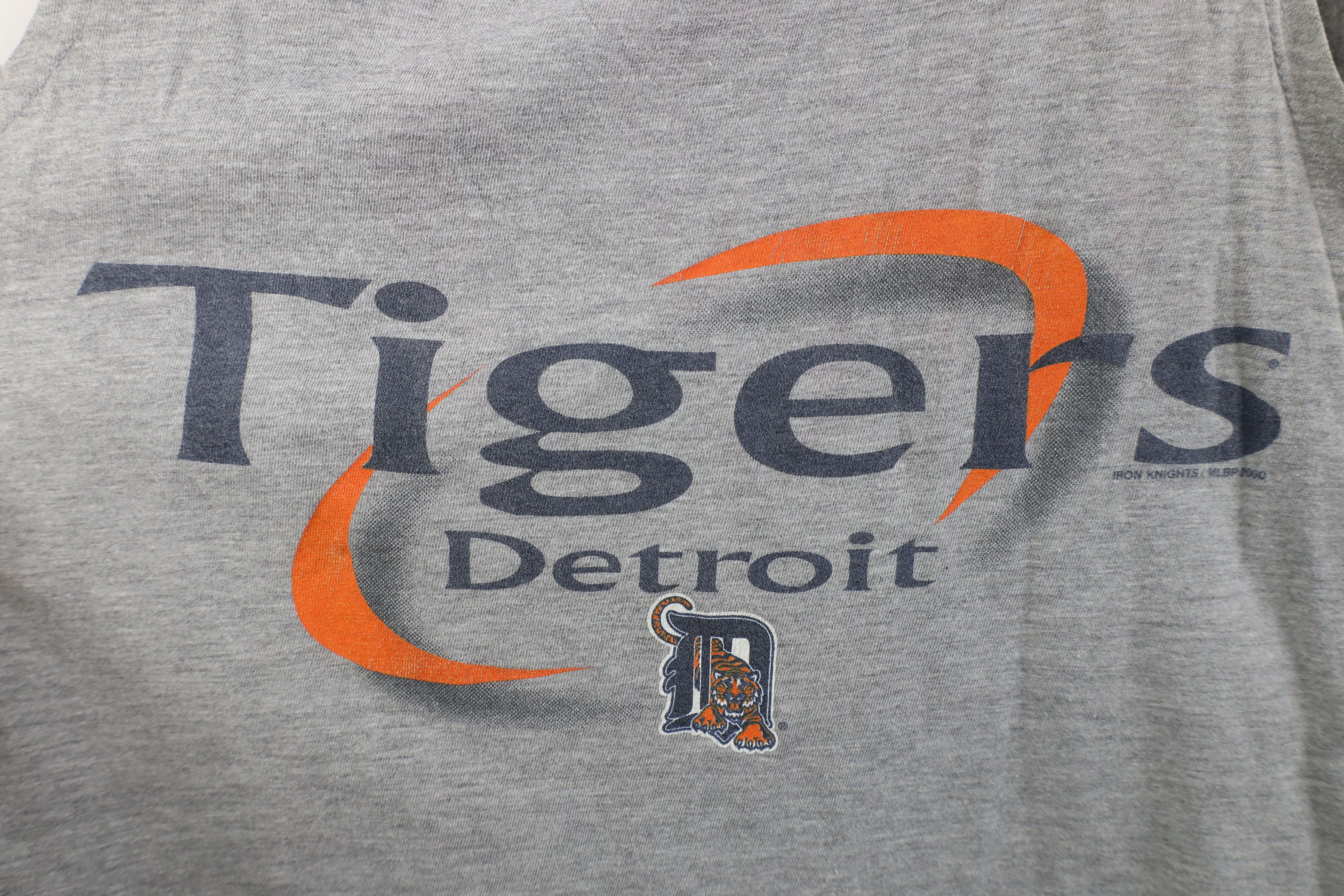 Vintage Vintage 90s Tigers Baseball Tank Top T-Shirt Heather Gray Size US XL / EU 56 / 4 - 4 Thumbnail