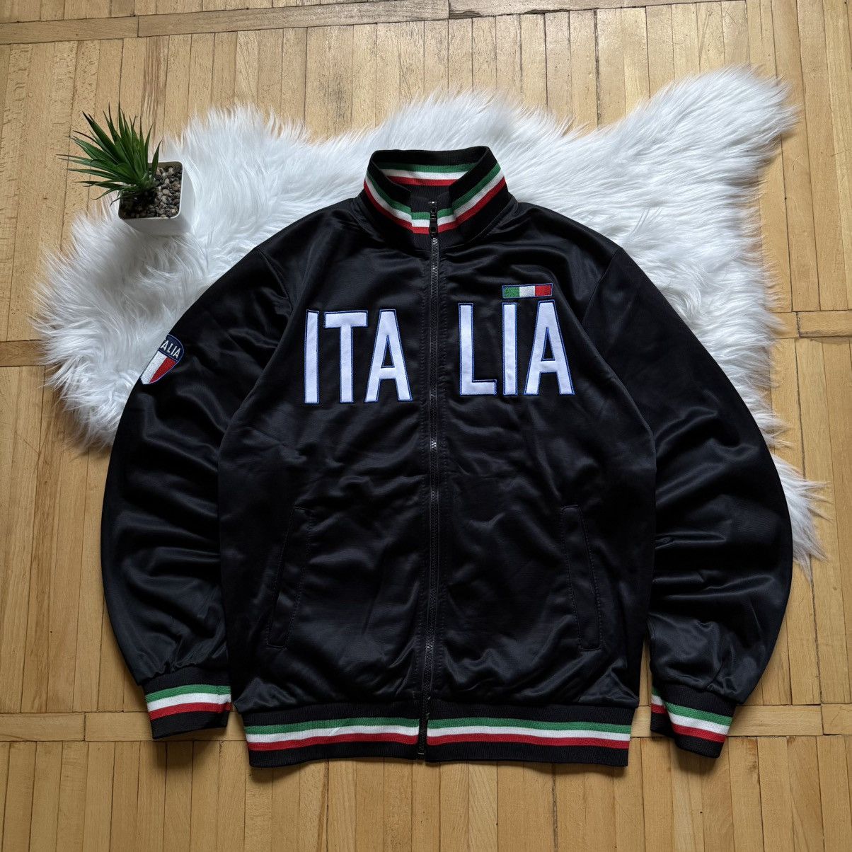 Other 📌 Vintage Crazy Italia Blokecore Y2K Track Zip-Up Jacket Size US M / EU 48-50 / 2 - 1 Thumbnail