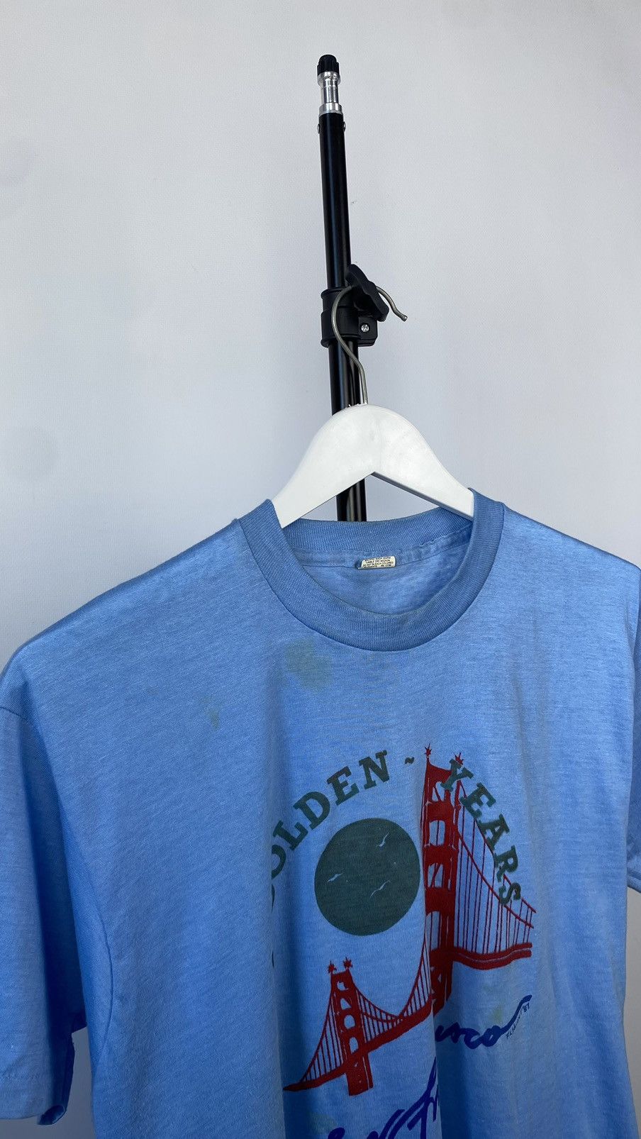 Vintage Crazy Vntg 1987s USA 50 Golden Years San Francisco t-shirt Size US L / EU 52-54 / 3 - 4 Thumbnail