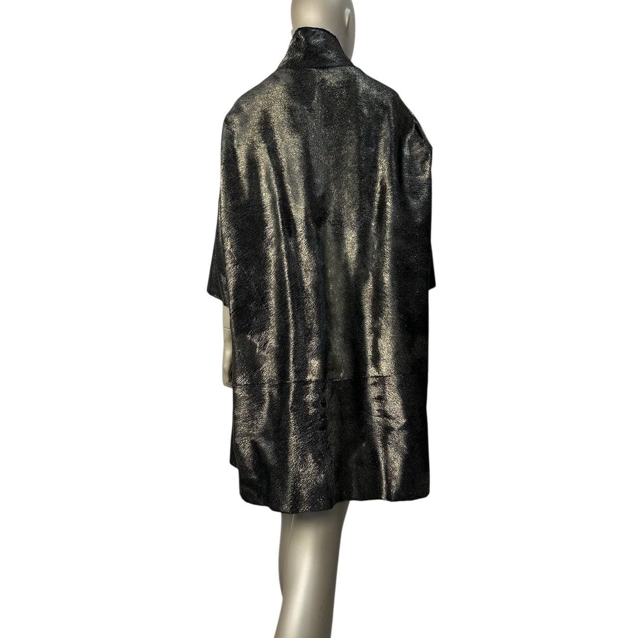 Moschino Elegant Moschino Fur & Leather Coat - IT Size 42 Size M / US 6-8 / IT 42-44 - 4 Thumbnail