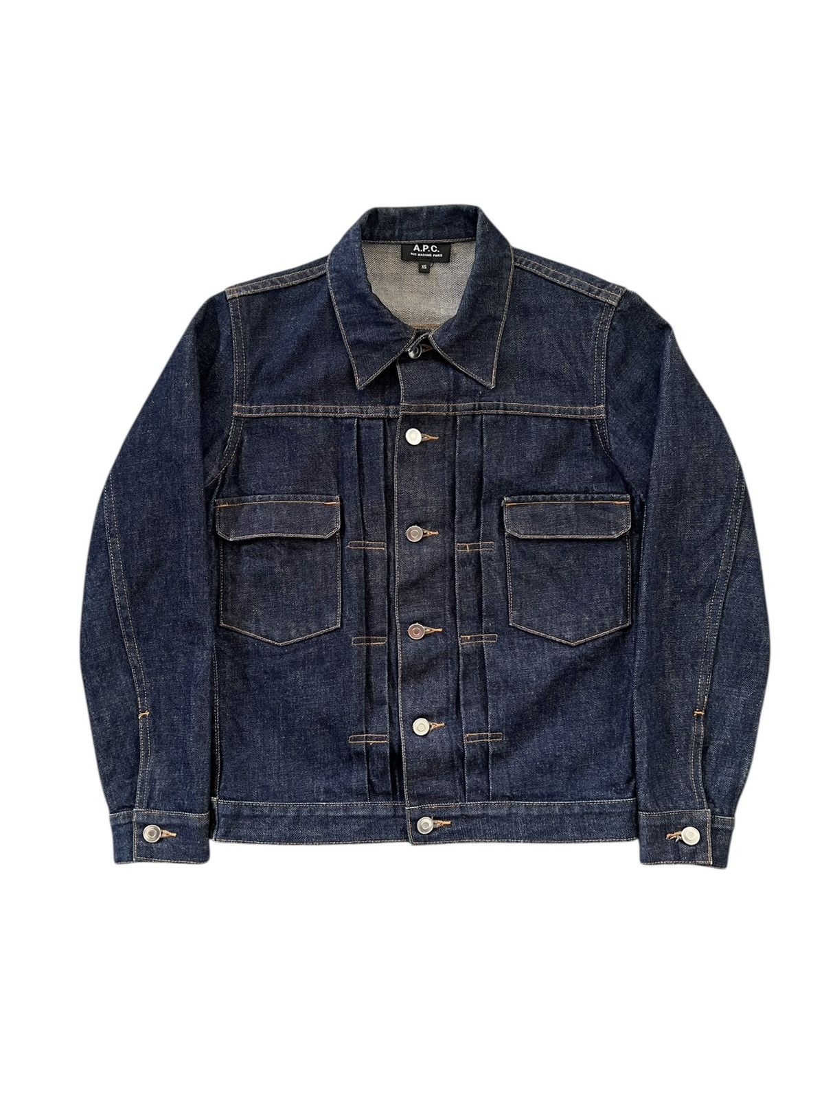 A.P.C. A.P.C Type-II Selvedge Denim Jacket Size US XS / EU 42 / 0 - 2 Thumbnail