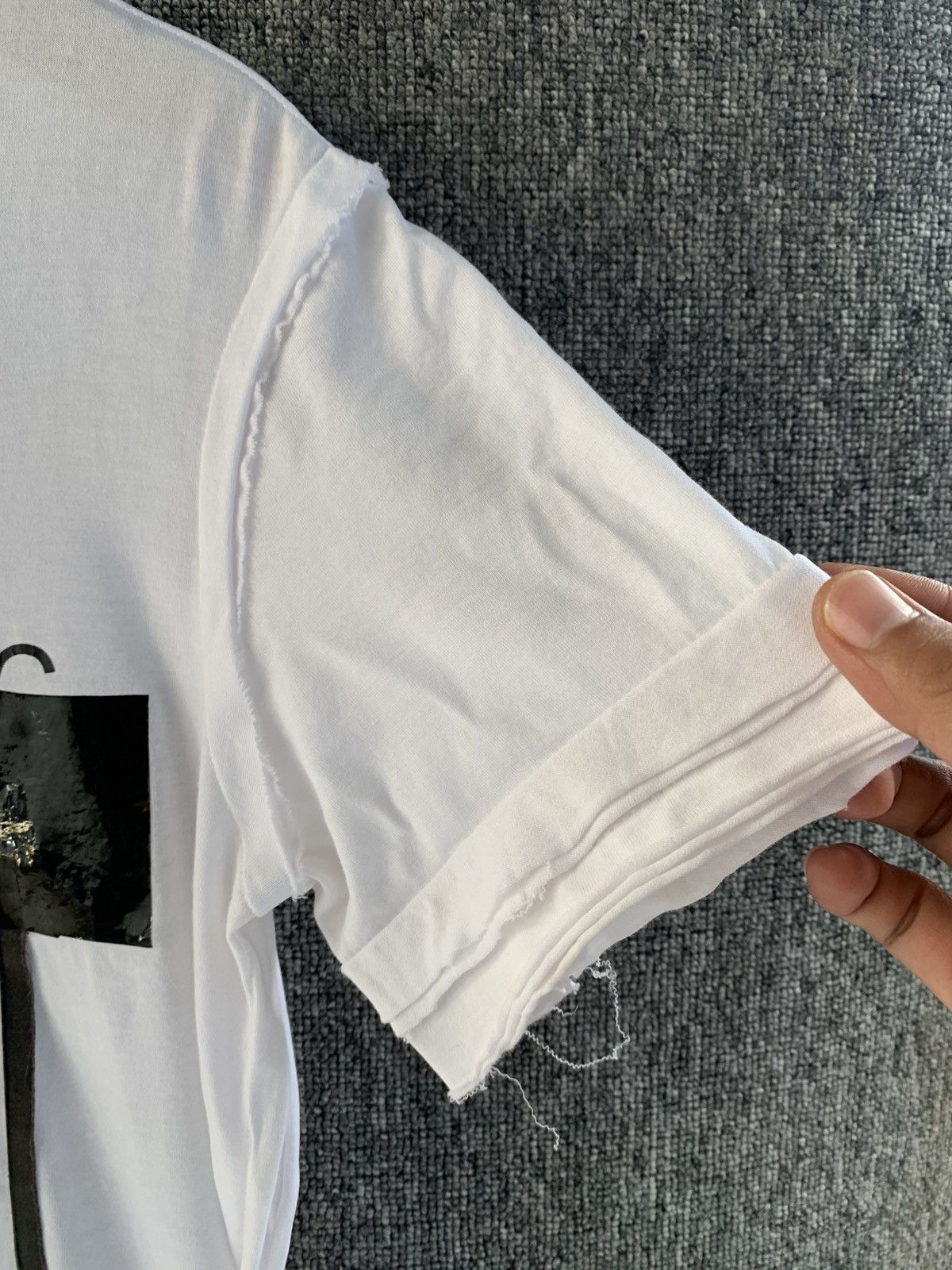 Diesel Diesel Distressed Duct Tape Art White Tshirt Size US S / EU 44-46 / 1 - 6 Thumbnail