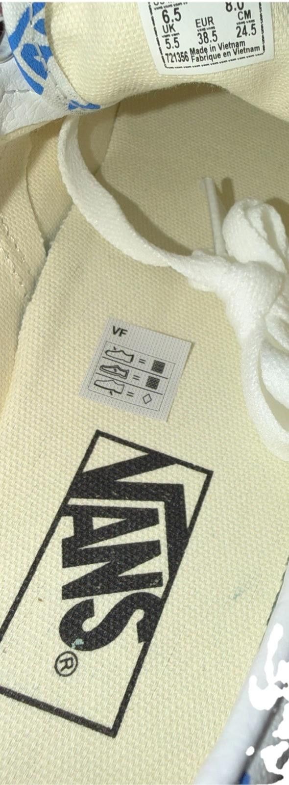 Vans Vans I Love My Vans White Canvas Sneakers Size US 7.5 / IT 37.5 - 10 Thumbnail