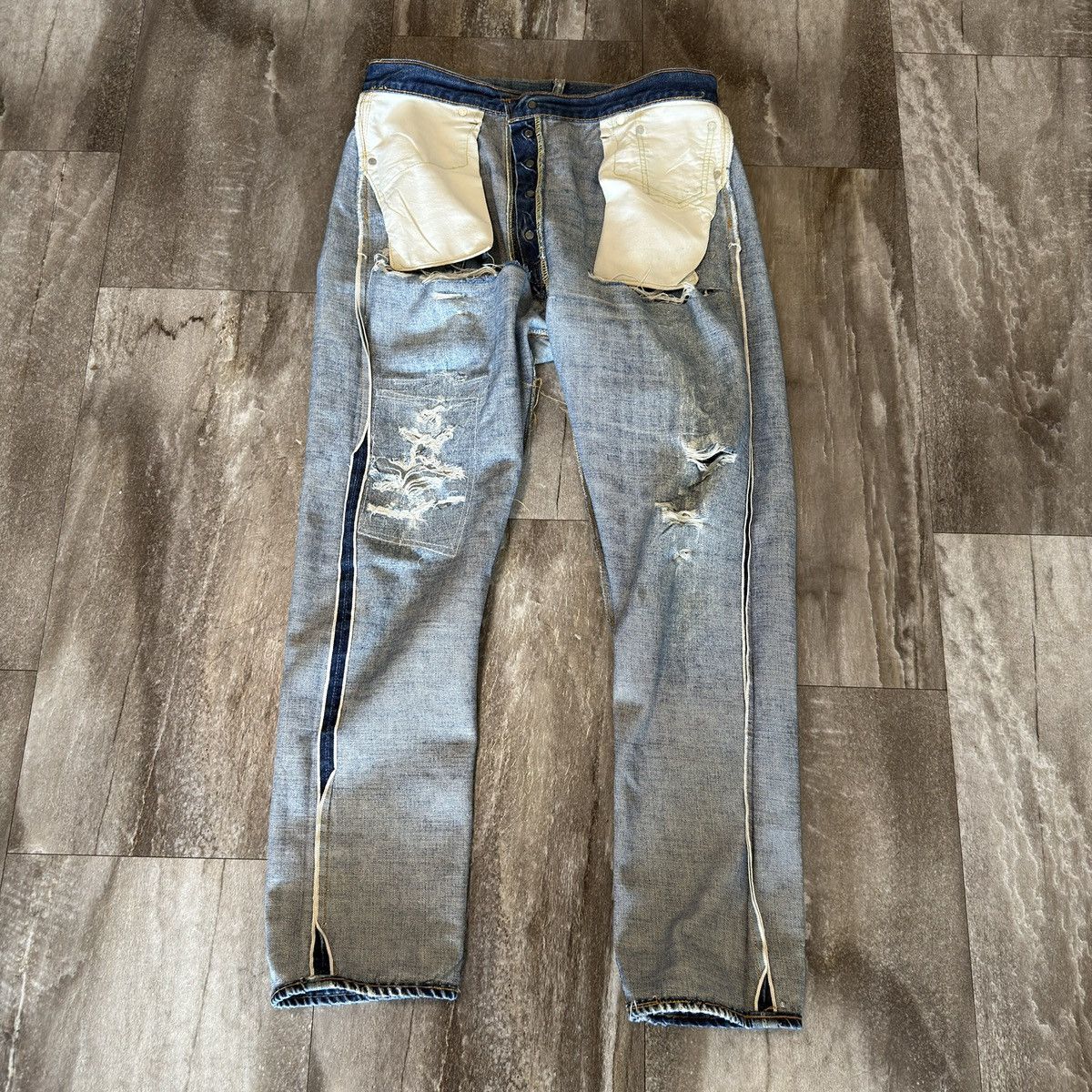 Levi's vintage levis 501 xx big e redline Size US 34 / EU 50 - 12 Thumbnail