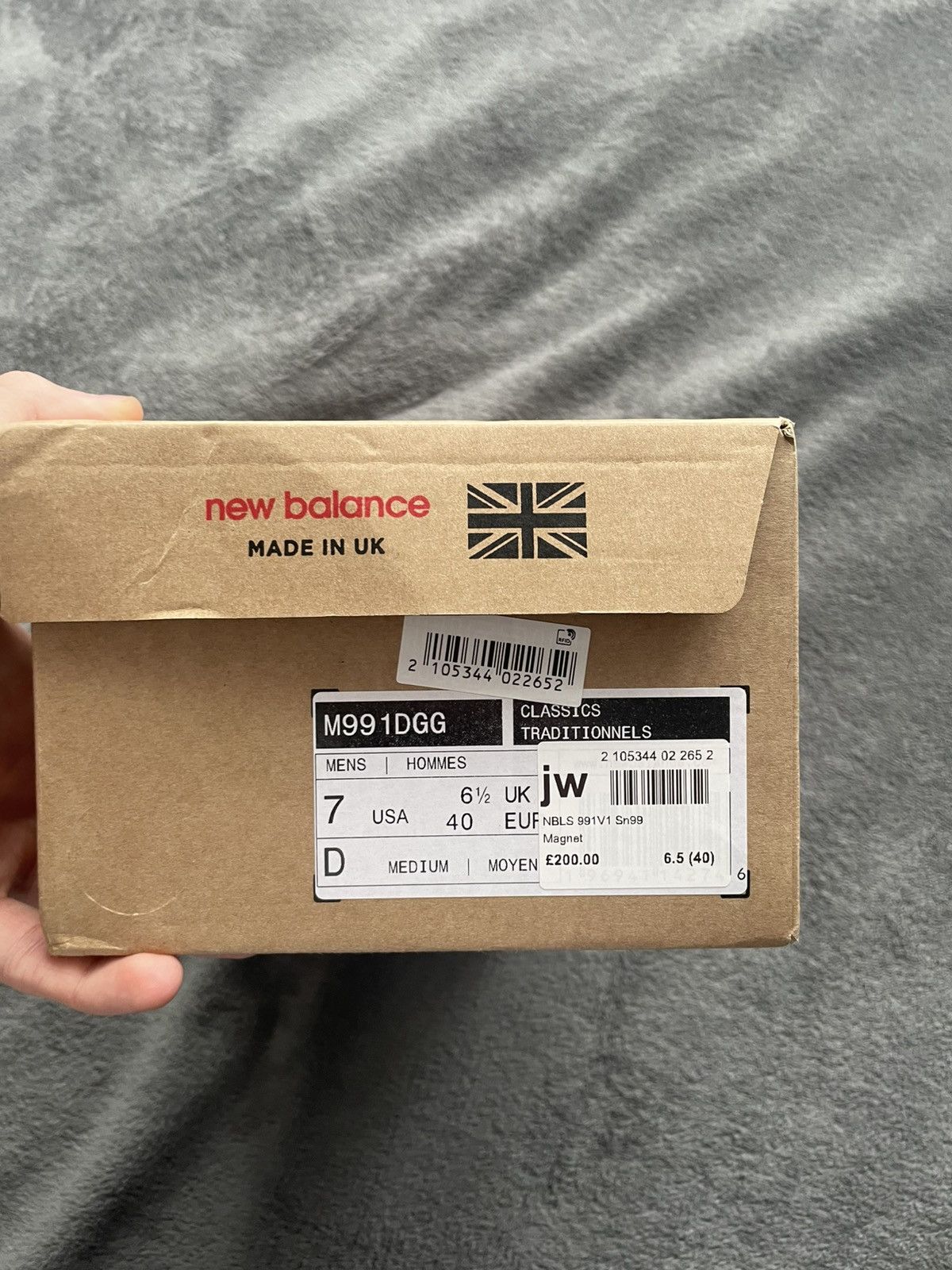 New Balance New Balance 991 MiUK black 7 Size US 7 / EU 40 - 9 Thumbnail