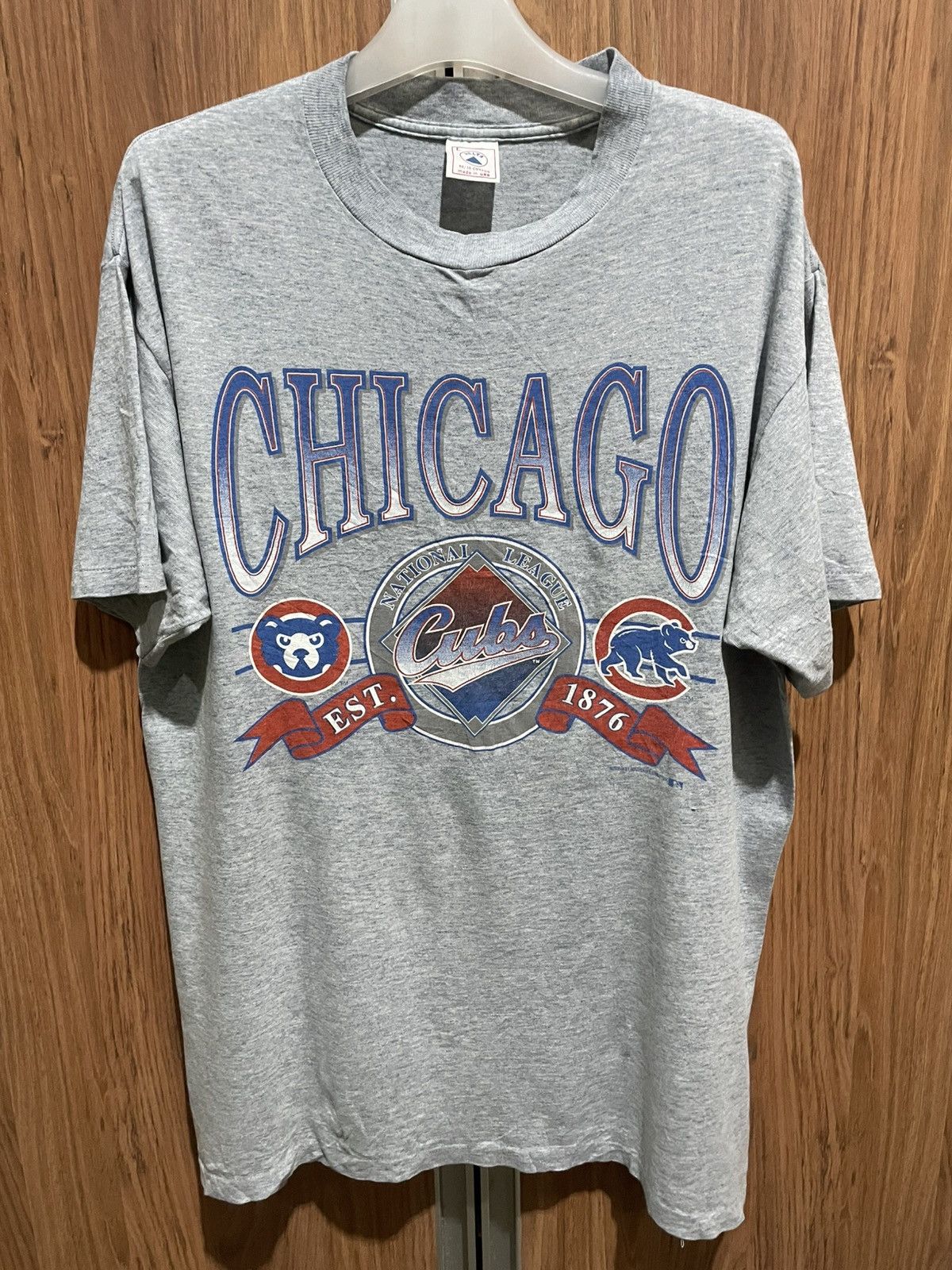 MLB VTG 1994 CHICAGO CUBS SINGLE STITCHING T-SHIRT Size US L / EU 52-54 / 3 - 1 Thumbnail
