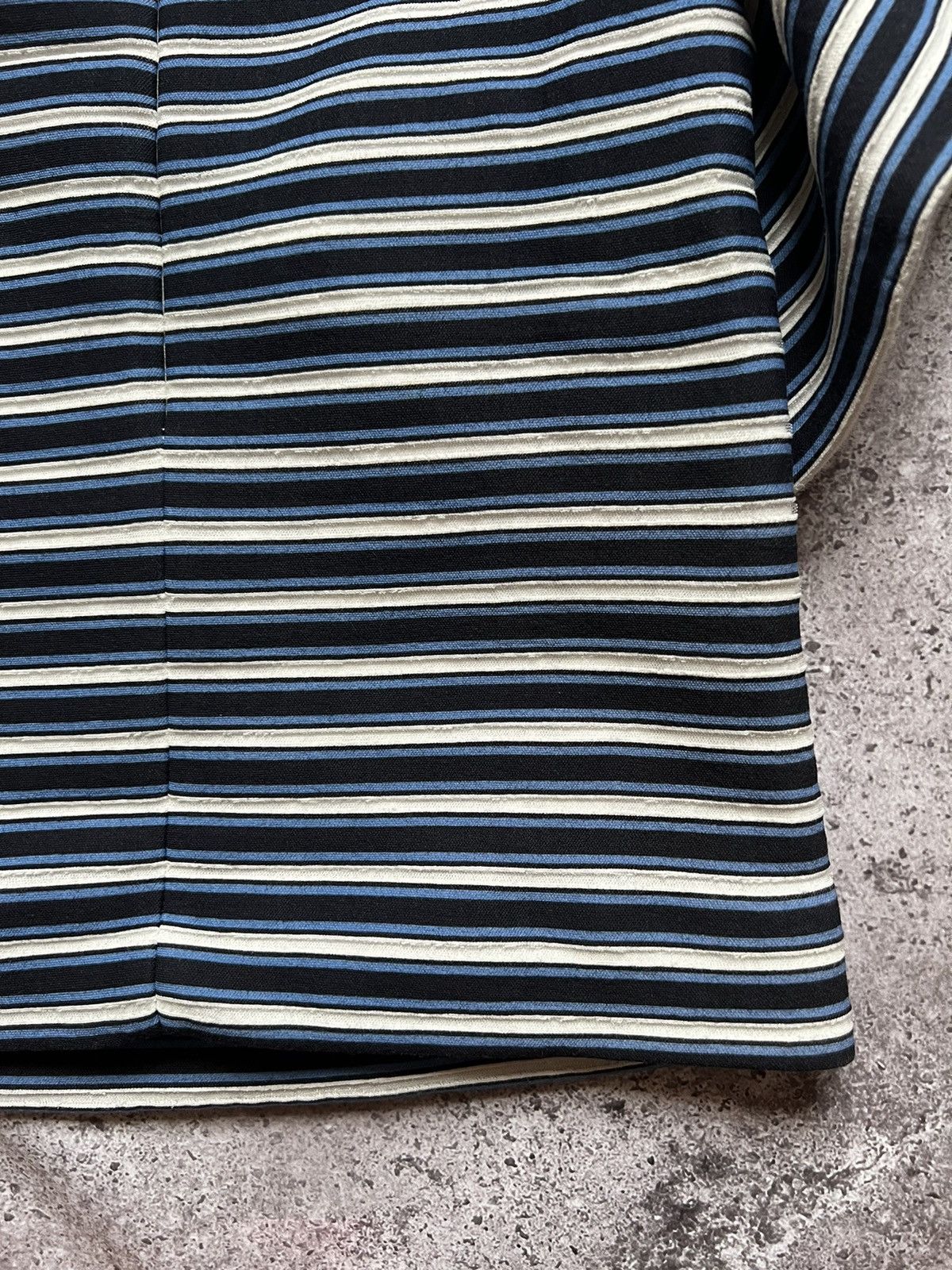 MSGM MSGM Milano Striped Ruffle Short Sleeve Top Size M / US 6-8 / IT 42-44 - 21 Thumbnail