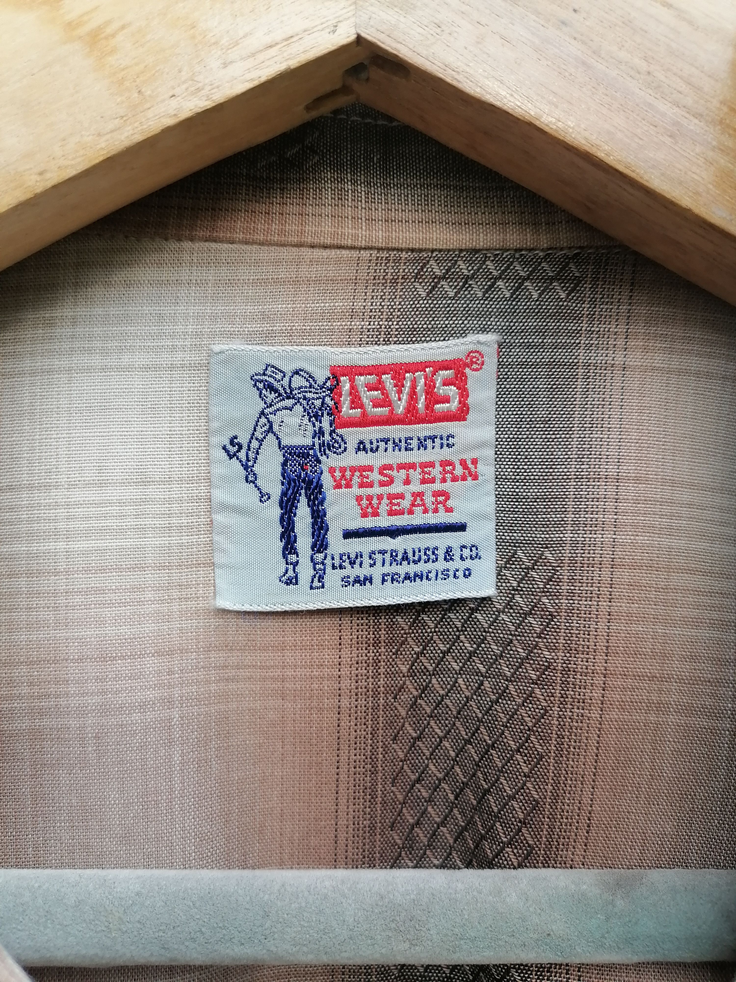 Levi's Vintage Clothing 50s Levi's Western Wear Shadow Button Ups Shirt Dot Snappers Size US S / EU 44-46 / 1 - 4 Thumbnail