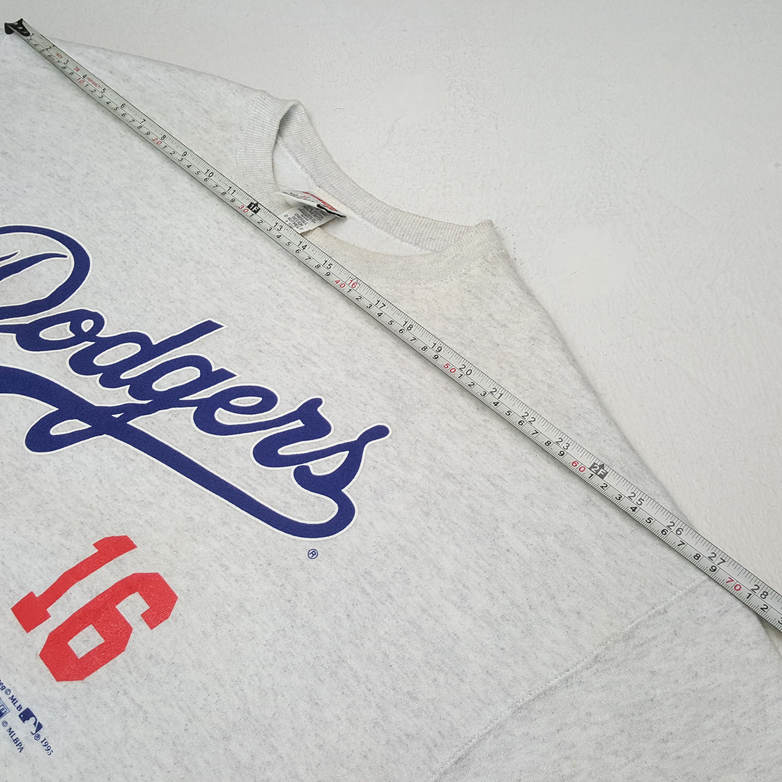 MLB × Nutmeg × Vintage Dodgers MLB Baseball Team Vintage Sweatshirt Size US XL / EU 56 / 4 - 7 Thumbnail