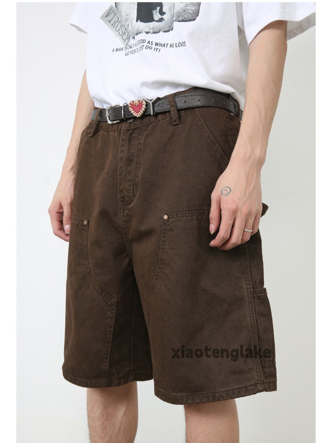 Designer × Japanese Brand × Vintage Utility skate hiphop work faded carpenter y2k shorts Size US 32 / EU 48 - 1 Thumbnail