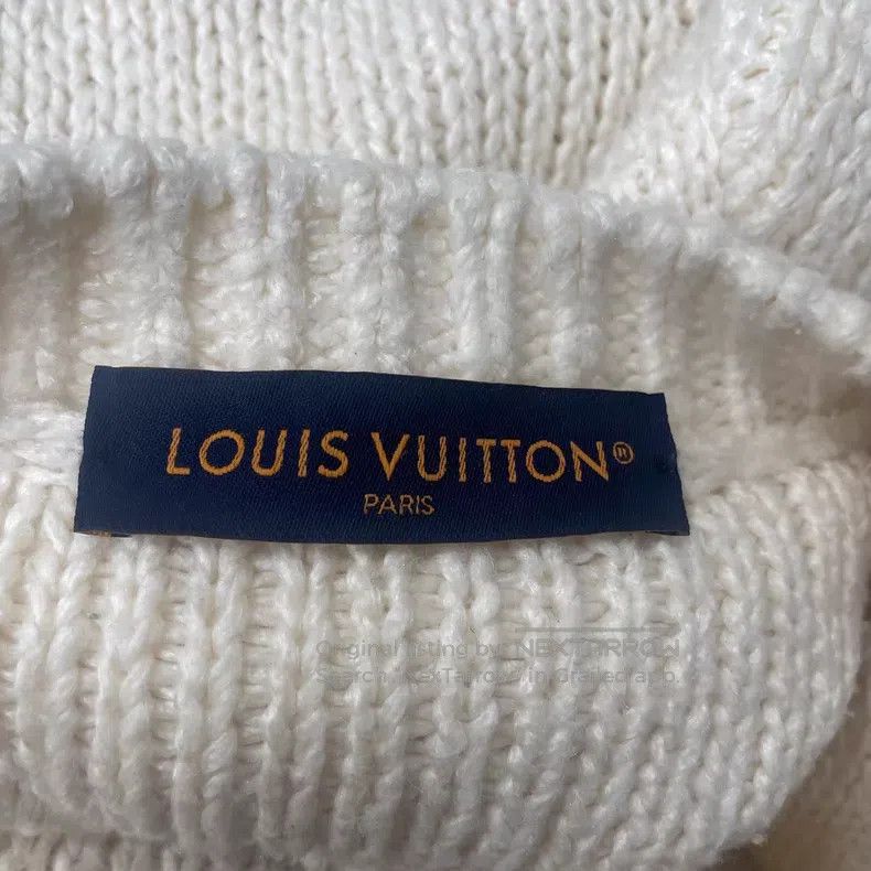 Louis Vuitton Louis Vuitton Solid Color Letter Jacquard Round Neck Knit Size US L / EU 52-54 / 3 - 4 Thumbnail