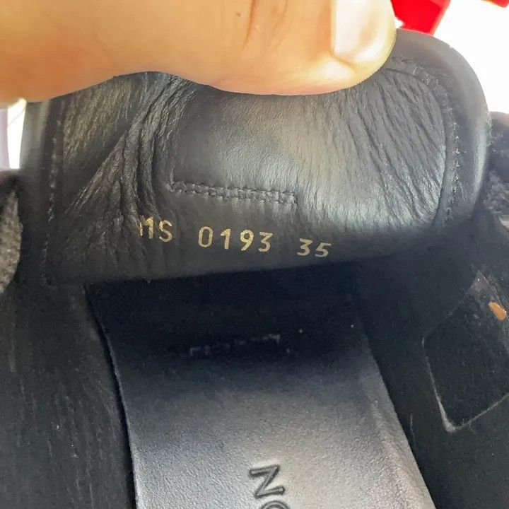 Louis Vuitton Louis Vuitton Black Casual Round Toe Sneakers -2508 Size US 5 / EU 37 - 5 Thumbnail
