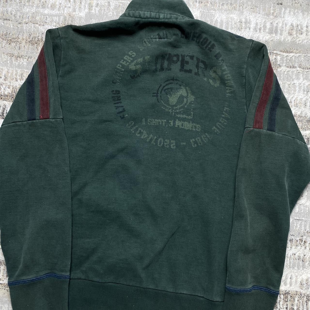 Energie Vintage Energie Zip-up Sweatshirt Green M Size US M / EU 48-50 / 2 - 4 Thumbnail