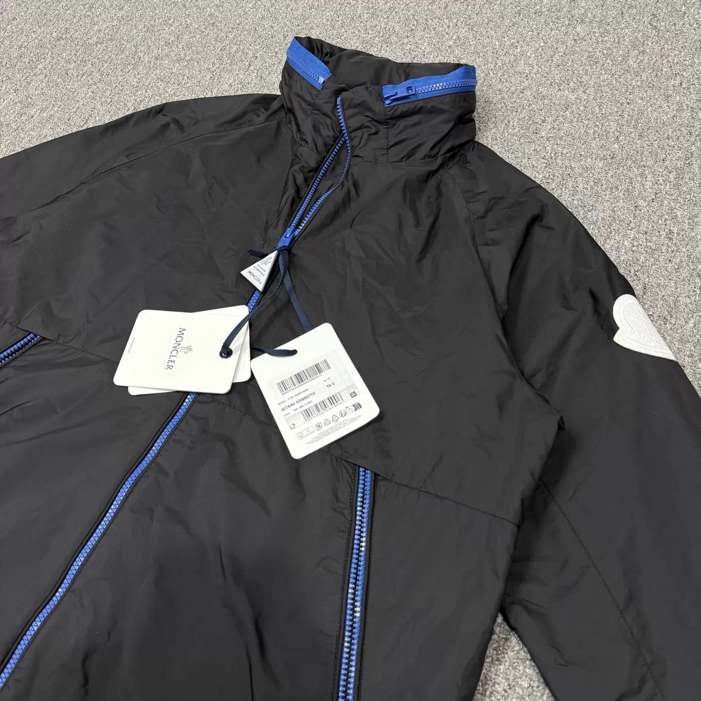Moncler Moncler black colorblocked zip longsleeve jacket 4 Size S / US 4 / IT 40 - 3 Thumbnail