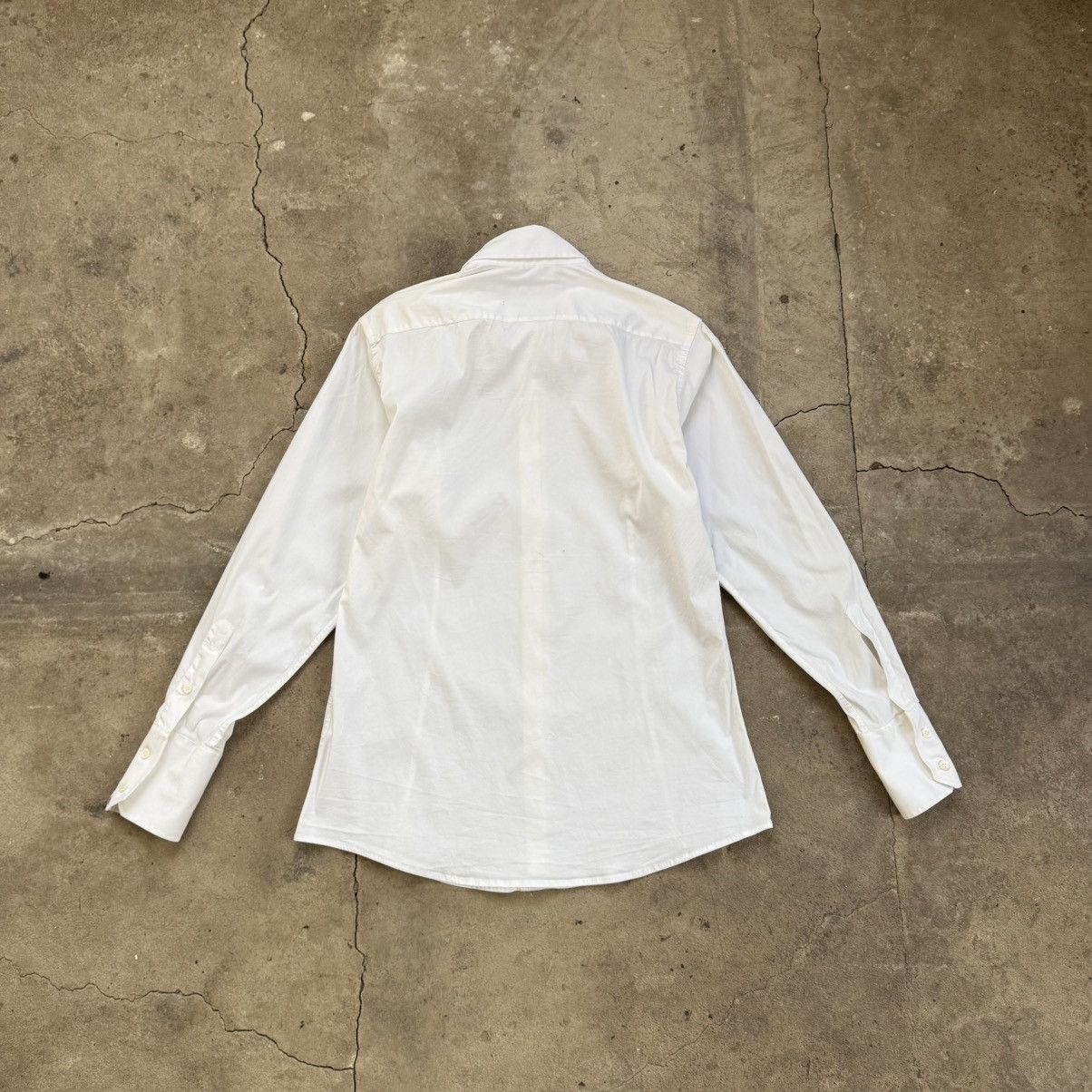 Gucci Vintage Gucci Tom Ford White Stretch Button Up Shirt Size US L / EU 52-54 / 3 - 3 Thumbnail