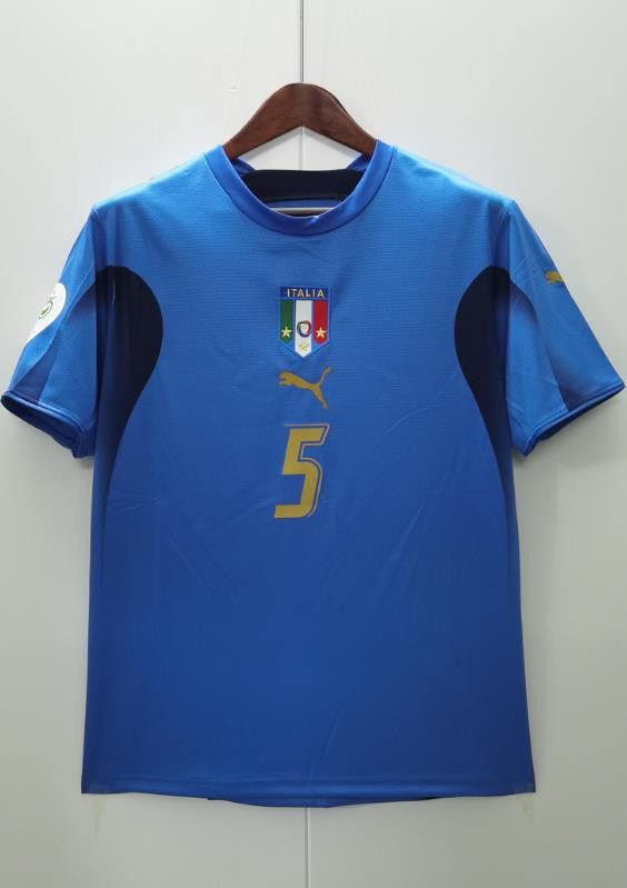 Other 2006 Italy #5 Fabio Cannavaro Jersey Home Size US L / EU 52-54 / 3 - 2 Thumbnail