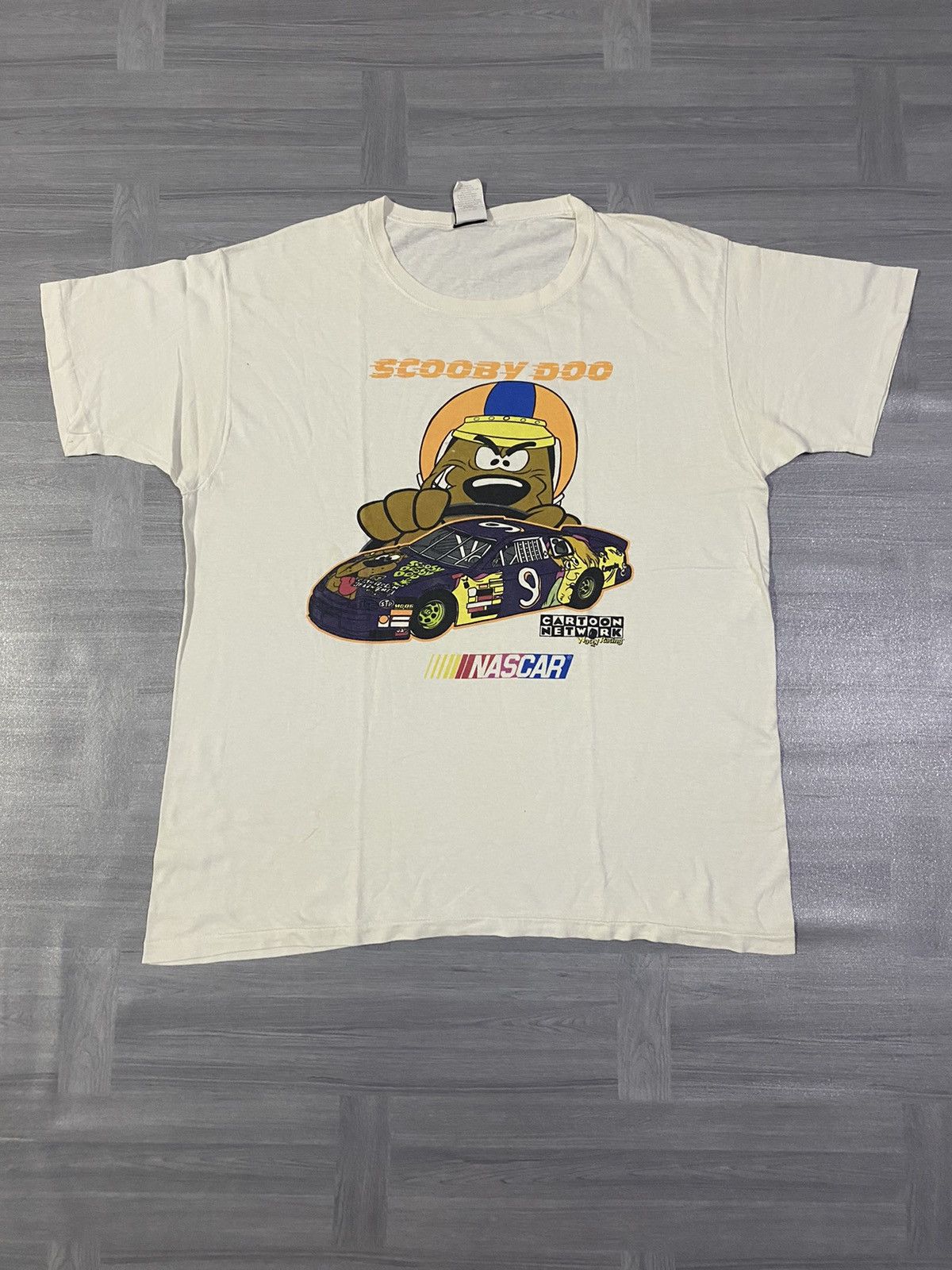 NASCAR Vintage Cartoon Network Scooby Doo Nascar Wacky Racing Size US XL / EU 56 / 4 - 1 Thumbnail