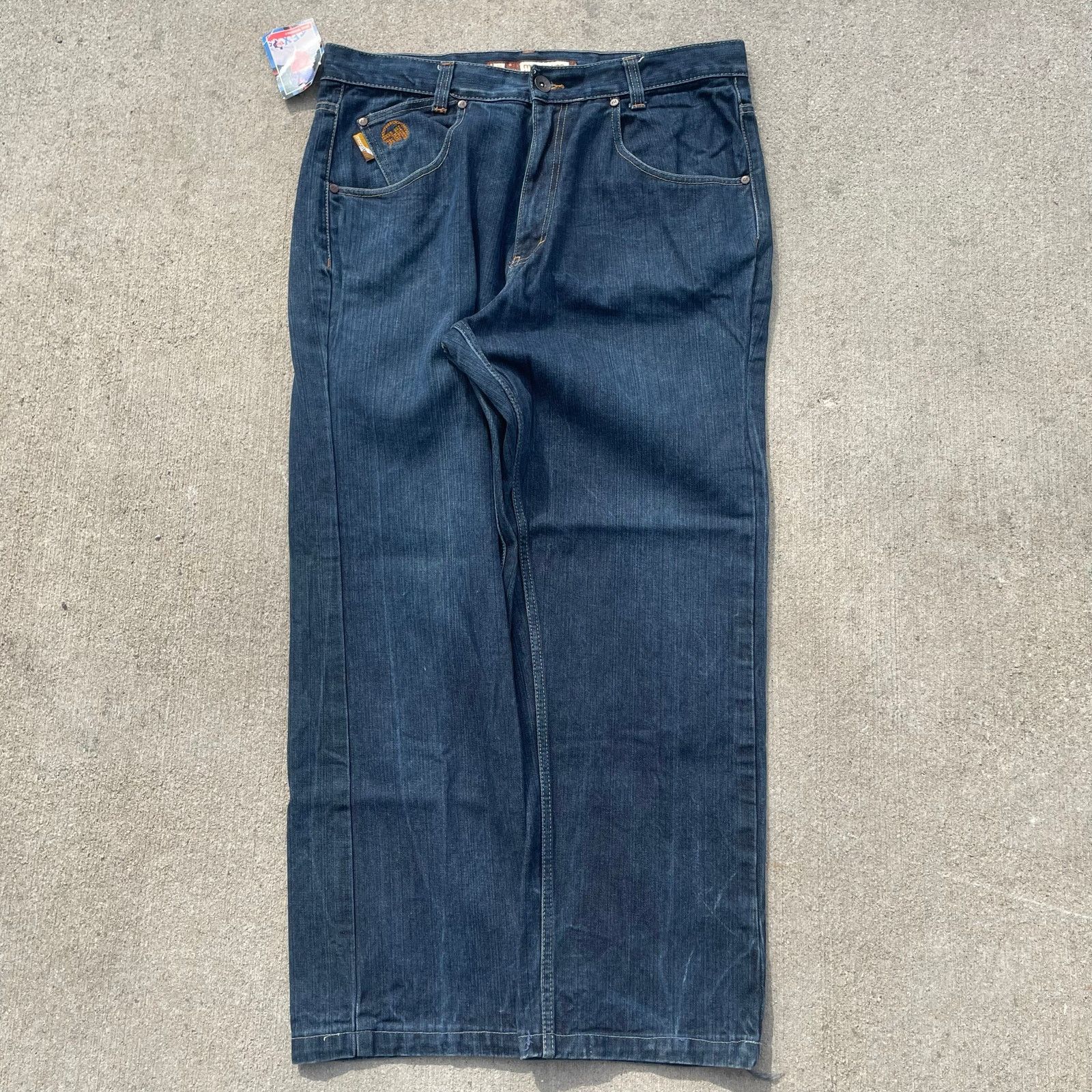 Mecca Mecca USA Jeans 36x30 Baggy Denim Dark Wash Y2K Streetwear Size US 36 / EU 52 - 3 Thumbnail