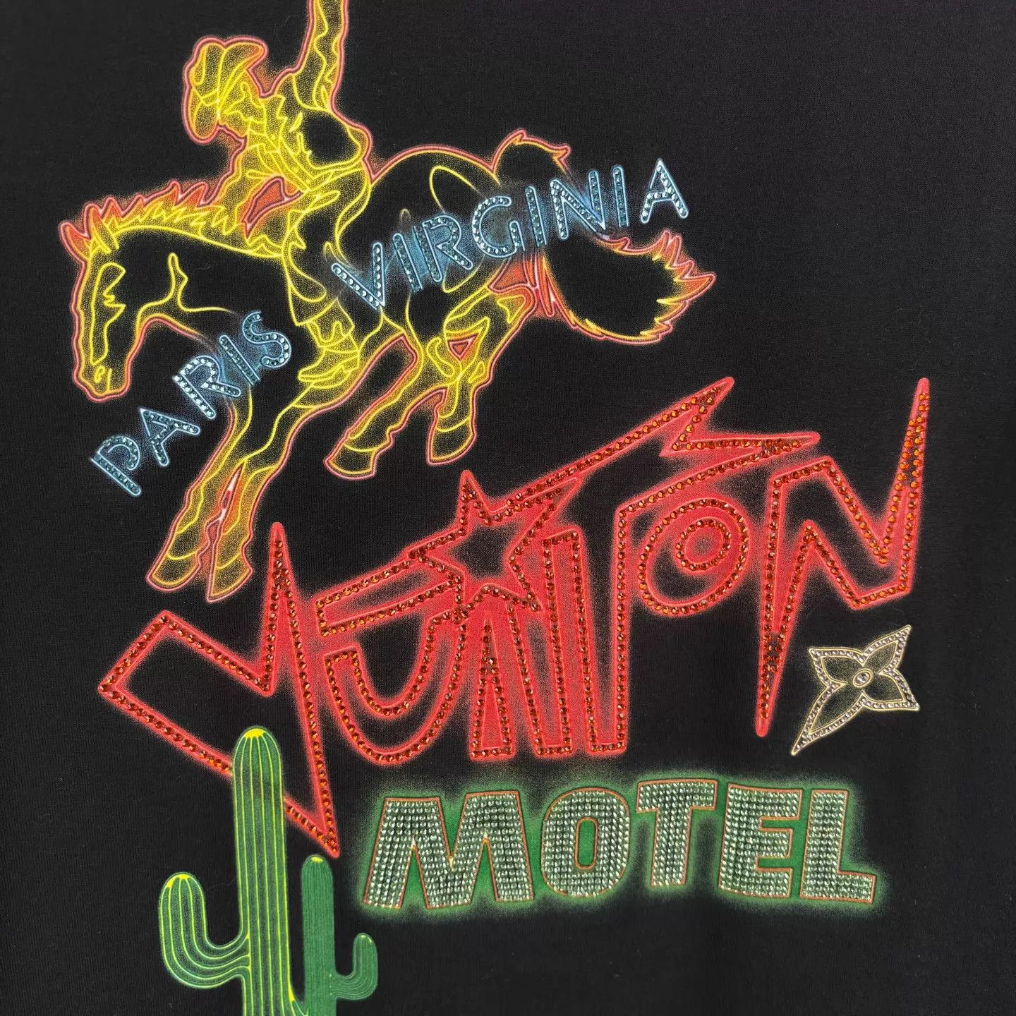 Louis Vuitton Louis Vuitton Western Neon Crystal SS Tee S Size US S / EU 44-46 / 1 - 4 Thumbnail