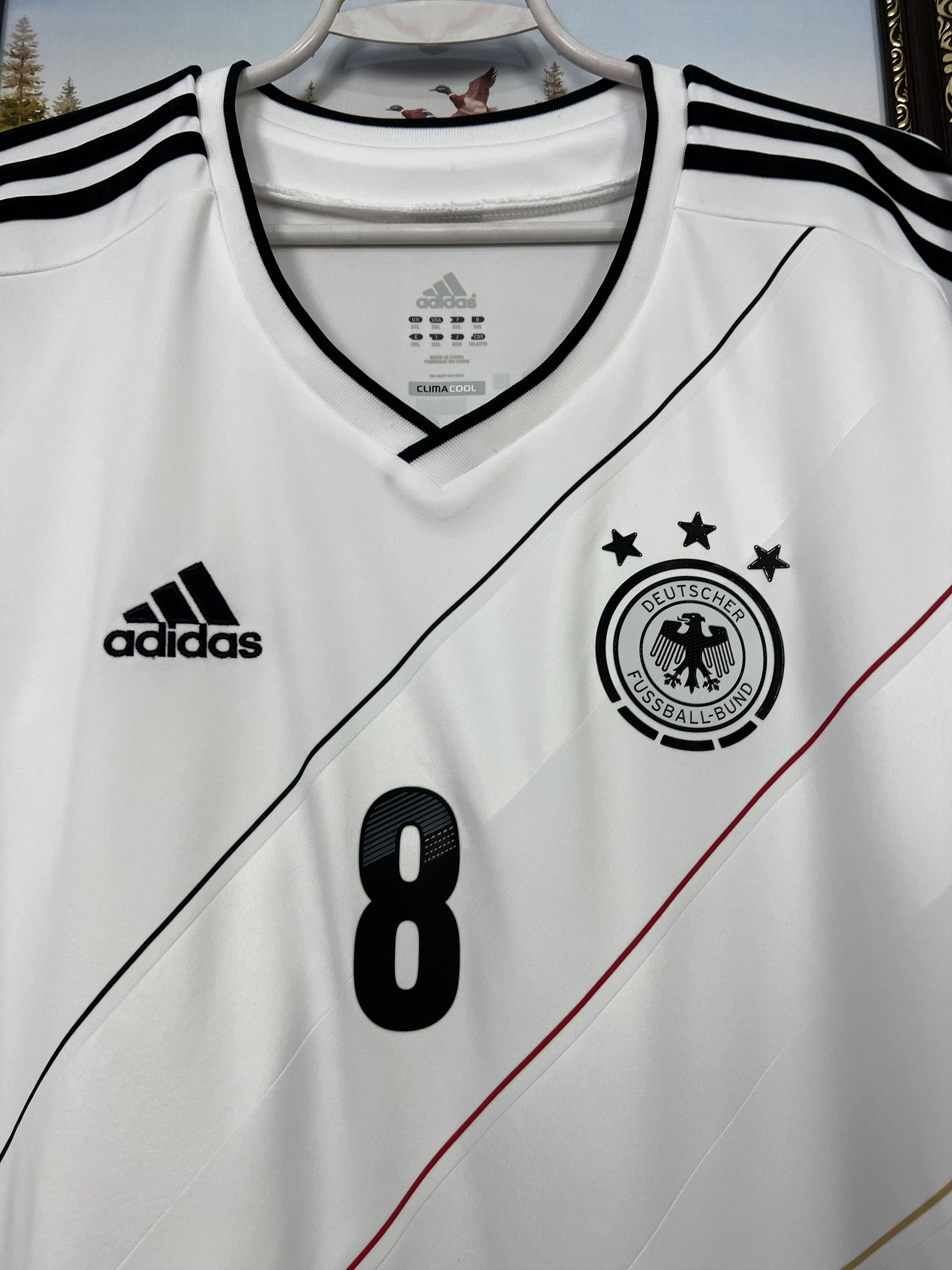 Adidas Germany Home football shirt 2012 Soccer #8 Ozil Adidas 3XL Size US XXL / EU 58 / 5 - 6 Thumbnail