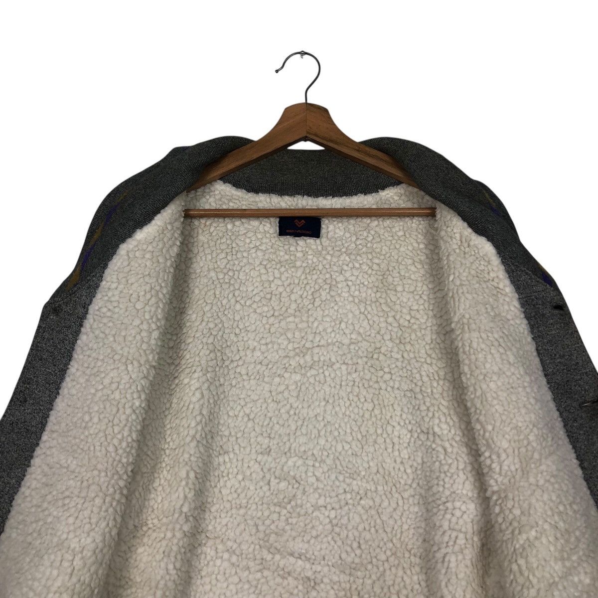 Japanese Brand × Vintage 📌Vintage Chore Blanket Jacket Mario Valentino Issey Miyake Size US M / EU 48-50 / 2 - 15 Thumbnail