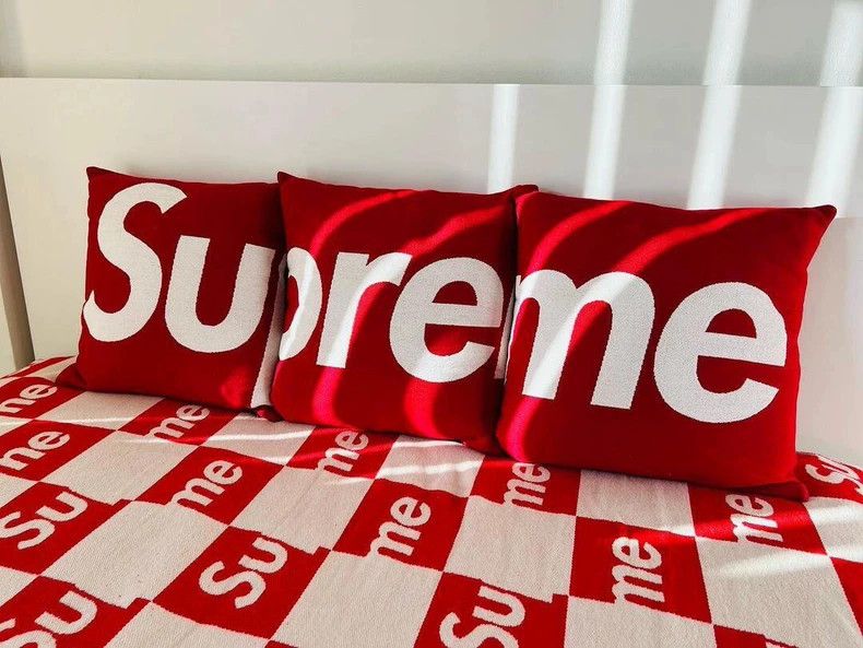 Supreme Supreme Red throw pillow 2501-Nextarrow Size ONE SIZE - 9 Thumbnail