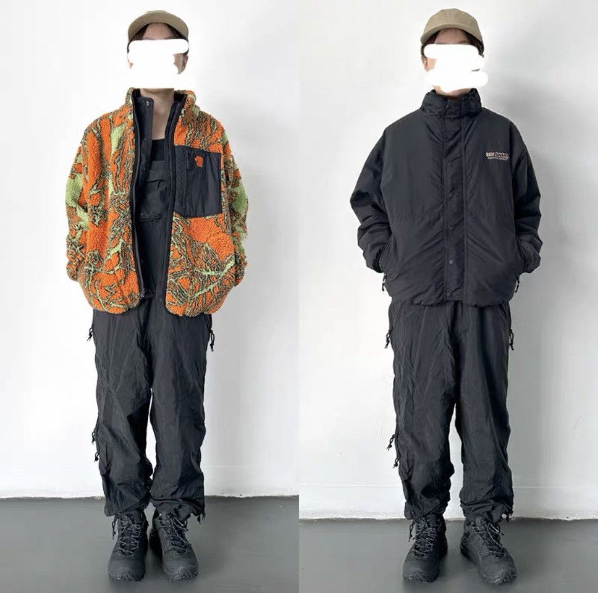 Japanese Brand Double sided fleece back orange winter jacket Size US M / EU 48-50 / 2 - 3 Thumbnail