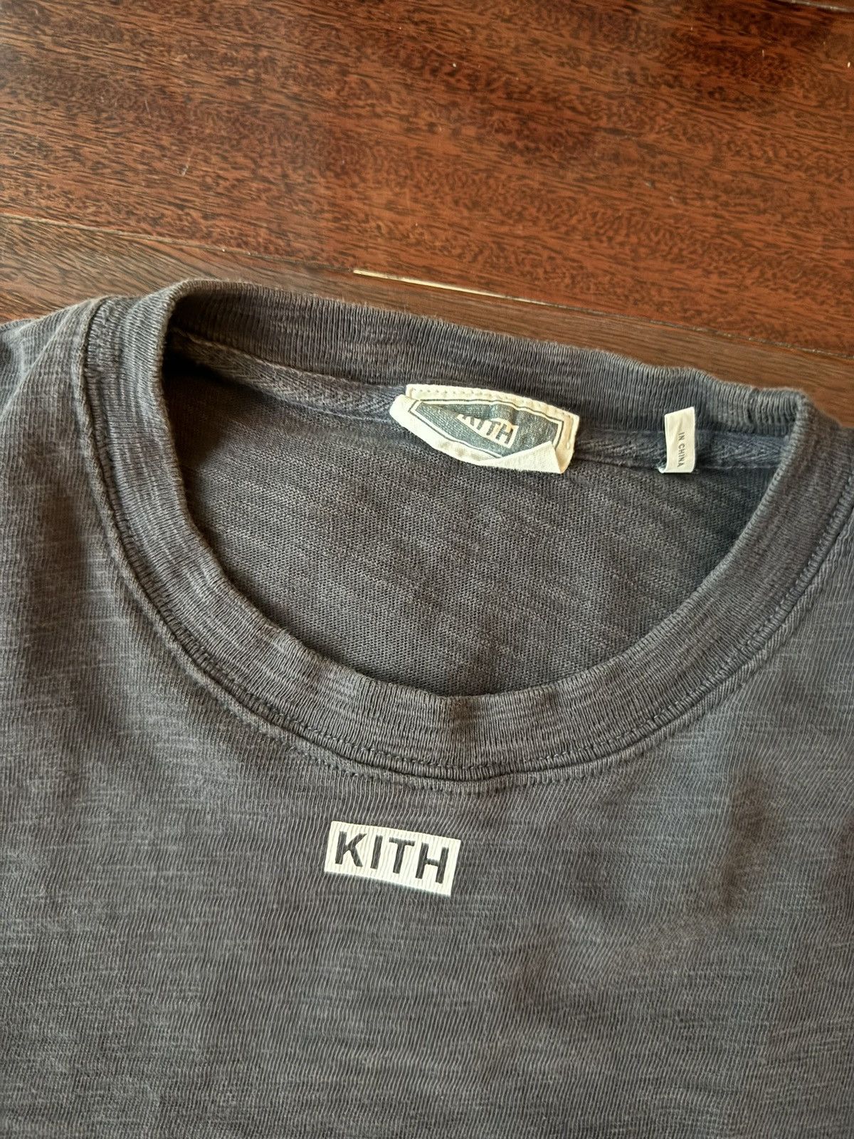 Kith JFK SLUB JERSEY TEE BATTLESHIP Size US XS / EU 42 / 0 - 2 Thumbnail