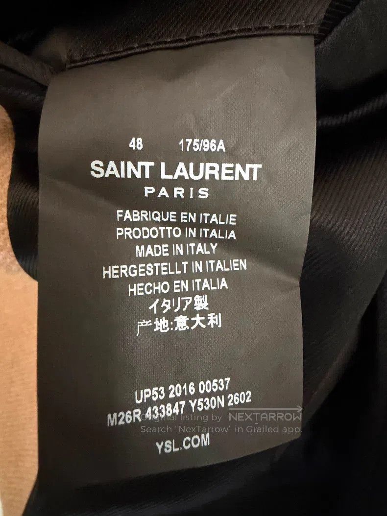 Saint Laurent Paris Saint Laurent Paris Coat Size US M / EU 48-50 / 2 - 7 Thumbnail