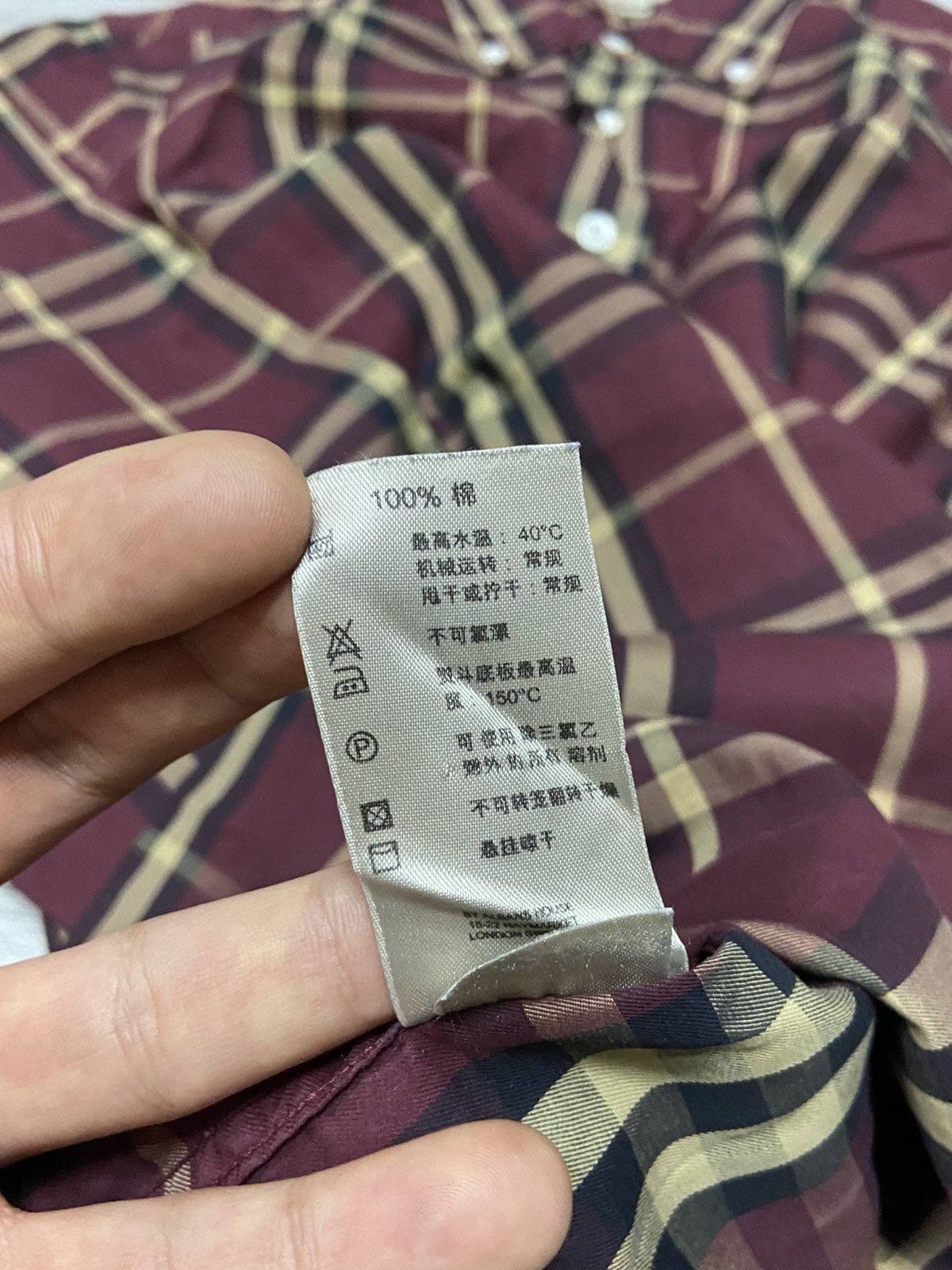 Burberry Burberry Brit shirt nova check overprint vintage Size US M / EU 48-50 / 2 - 7 Thumbnail