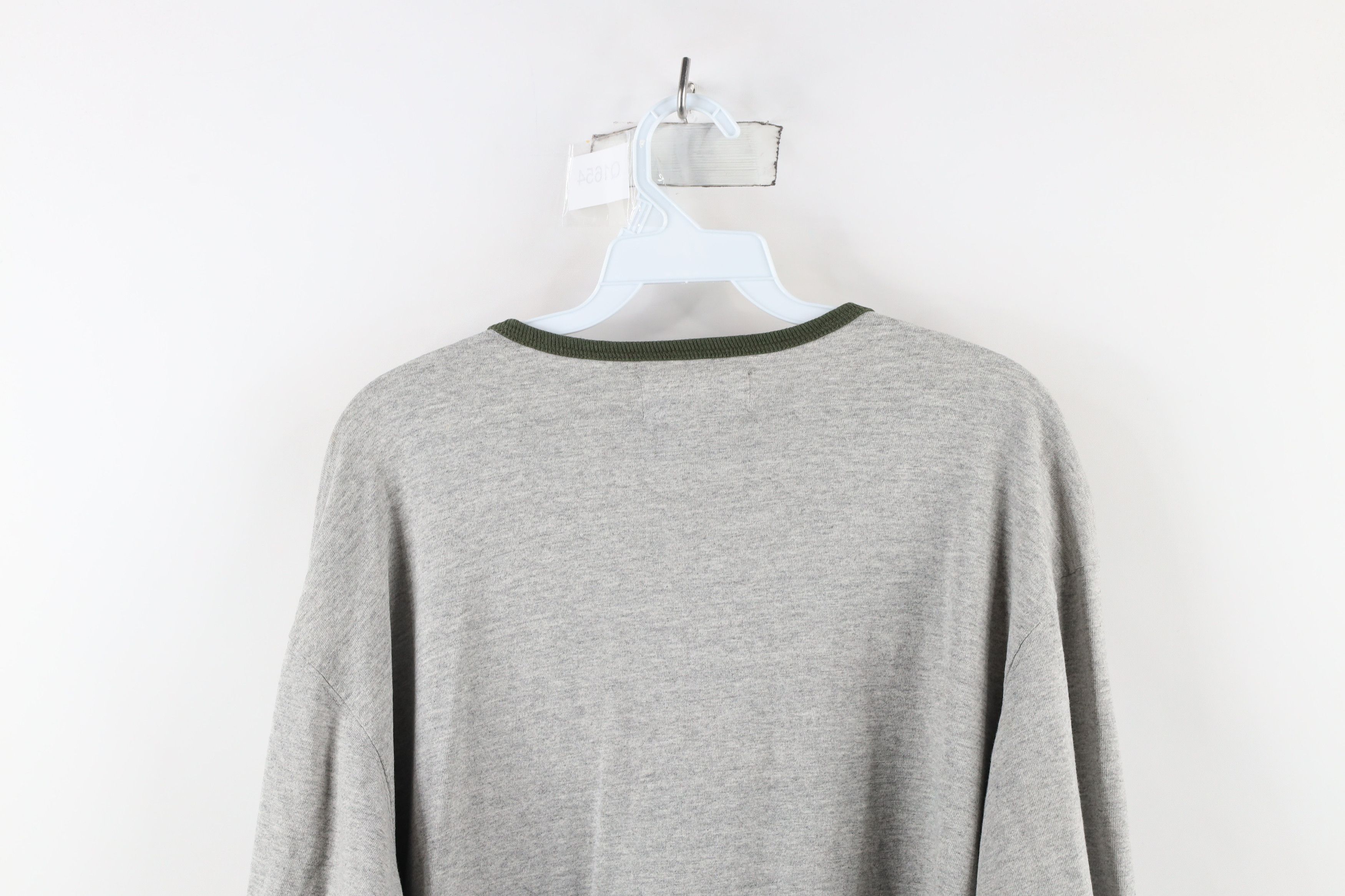 Abercrombie & Fitch × Vintage Vintage 90s Abercrombie & Fitch Long Sleeve Henley T-Shirt Size US XL / EU 56 / 4 - 12 Thumbnail