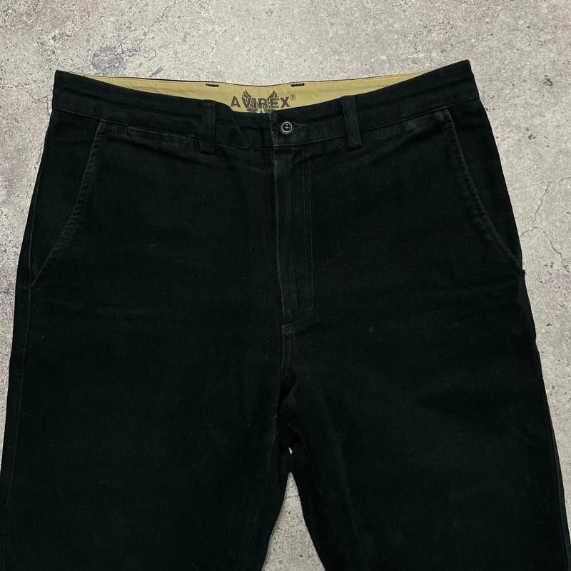 Avirex × Velvet × Vintage Avirex Velvet Straight Chino Cotton Black Pants Size 32 Size US 32 / EU 48 - 3 Thumbnail
