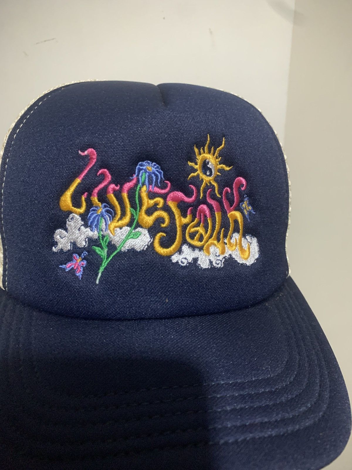 Japanese Brand Livefolk Hippie Gypsy Peace Style Trucker hat Size ONE SIZE - 2 Thumbnail