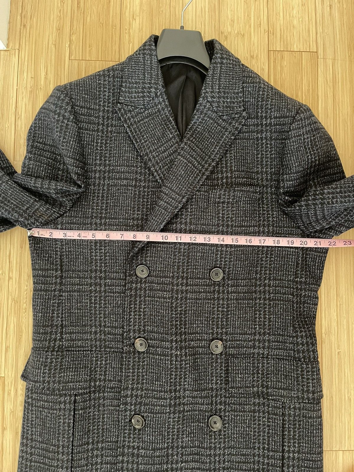 Oliver Spencer Oliver Spencer Double Breasted Top Over Coat 100% Lambswool Size US L / EU 52-54 / 3 - 6 Thumbnail