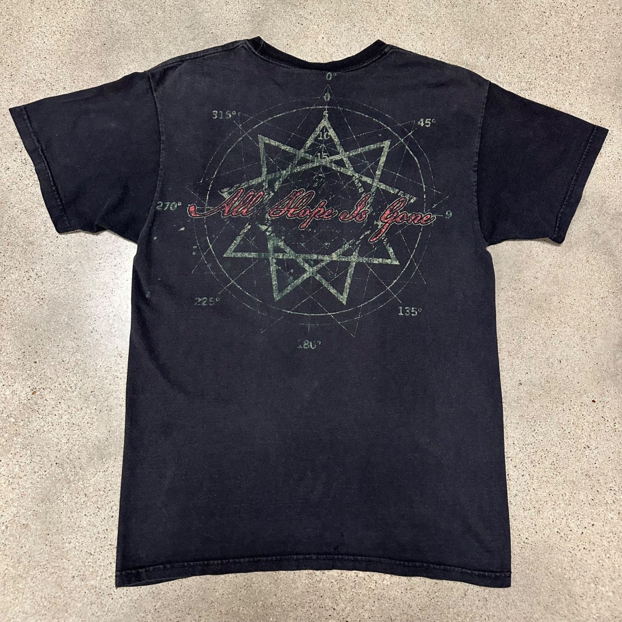 Vintage Vintage Y2K Slipknot All Hope Is Gone Metal Band Shirt Size US S / EU 44-46 / 1 - 3 Thumbnail