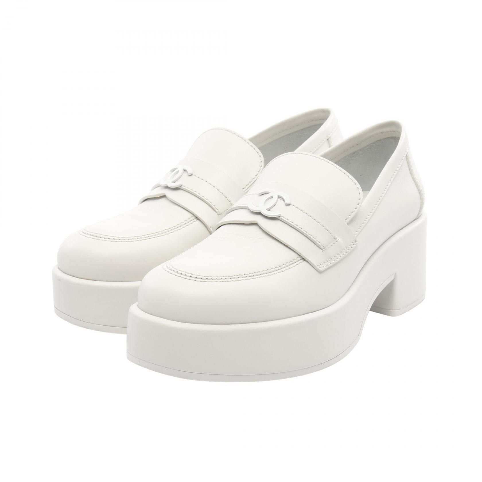 Chanel Chanel Chanel Coco Mark Leather Loafers Leather Shoes G39206X56725 DUTY FREE for USA Size ONE SIZE - 1 Thumbnail