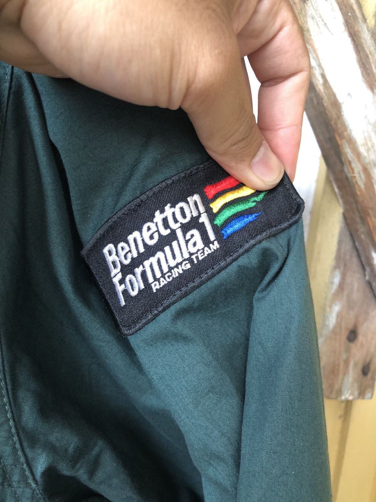 Benetton Vintage 90s Benetton Formula 1 Racing Team Parka Jacket Size US M / EU 48-50 / 2 - 2 Thumbnail