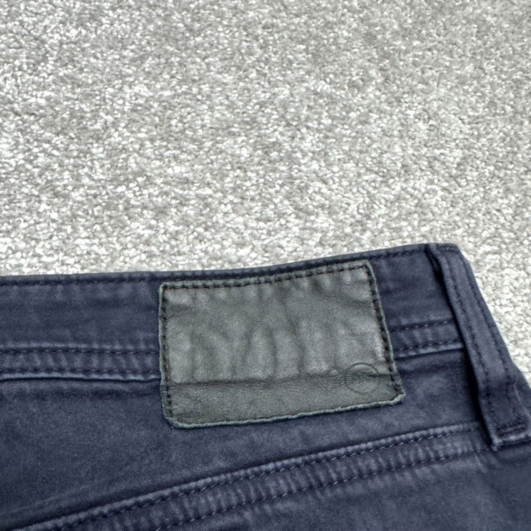 Vintage AG Adriano Goldschmied The Everett Slim Straight Chino Pants Mens 38x32 Blue Size US 38 / EU 54 - 6 Thumbnail
