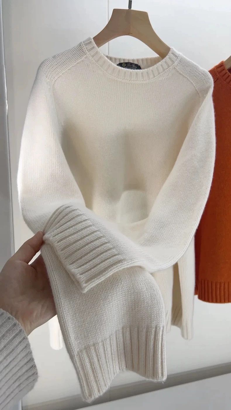 Loro Piana LORO PIANA Classic goat hair saddle sweater Size L / US 10 / IT 46 - 3 Thumbnail