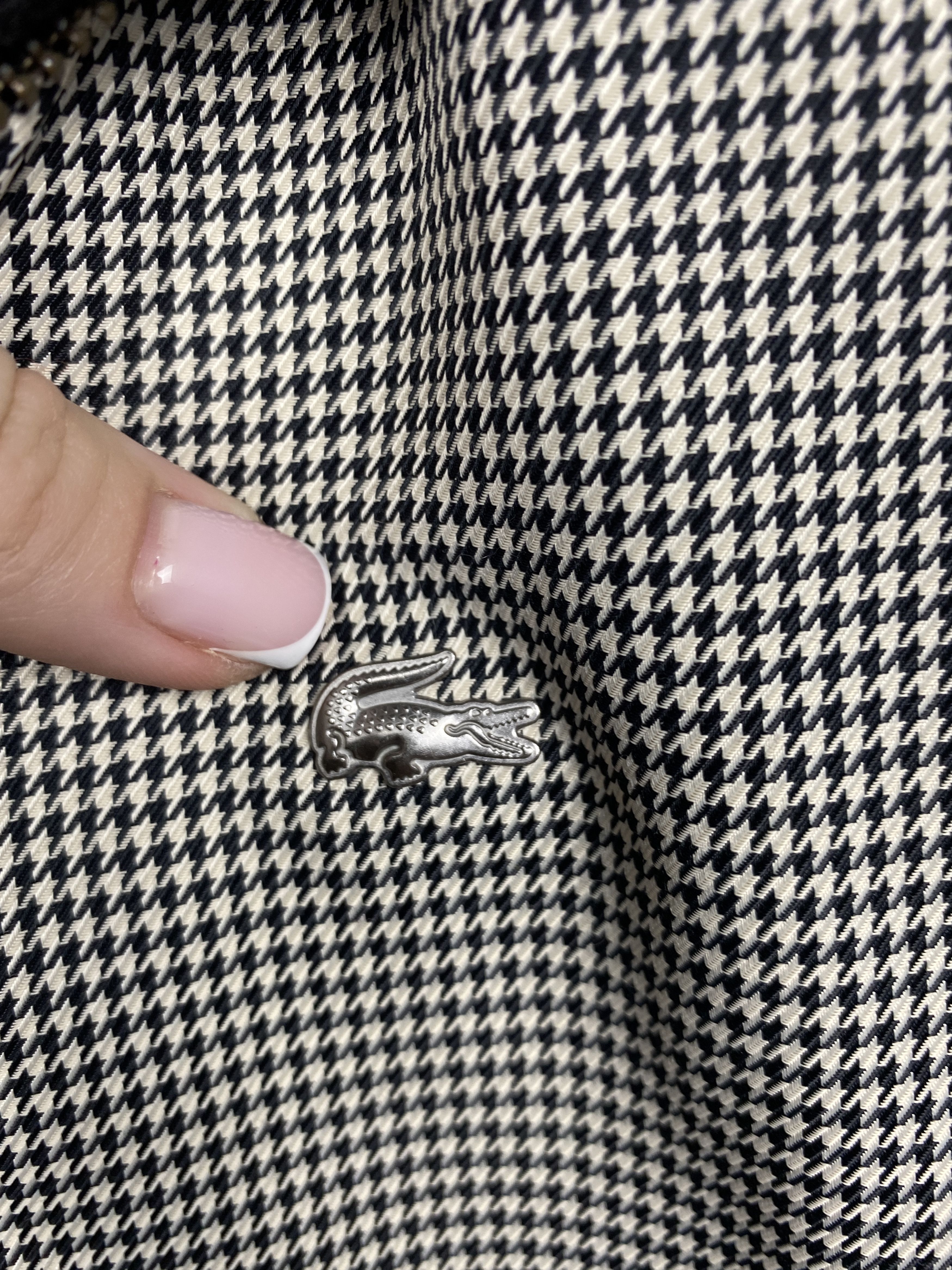 Lacoste Lacoste Vintage Mens Reversible Wool Coat Jacket Size US L / EU 52-54 / 3 - 9 Thumbnail