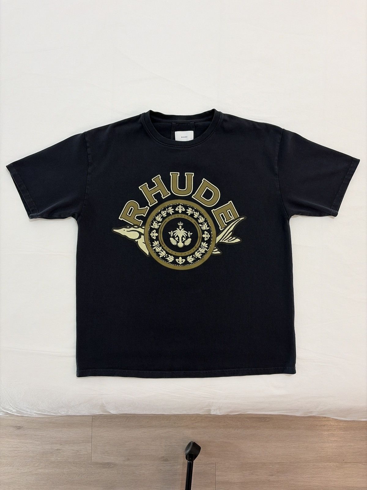 Rhude Rhude ‘Black Caviar’ Sturgeon Logo Tee Size US M / EU 48-50 / 2 - 1 Thumbnail