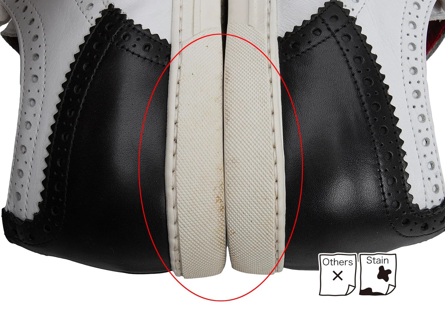 Junya Watanabe Wingtip Leather Shoes in Black and White, Size 26 Size US 8 / EU 41 - 11 Thumbnail
