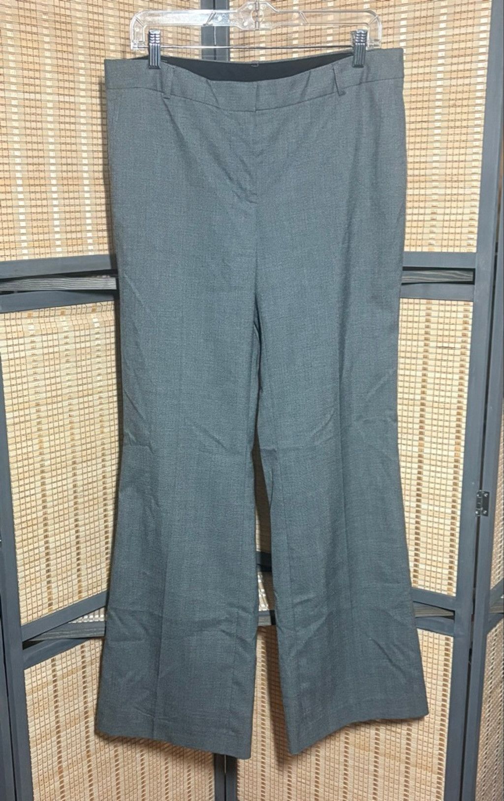 Jones New York Women's Jones New York Gray & Black Boot Cut Pants Size 10 Size 32" / US 10 / IT 46 - 1 Thumbnail