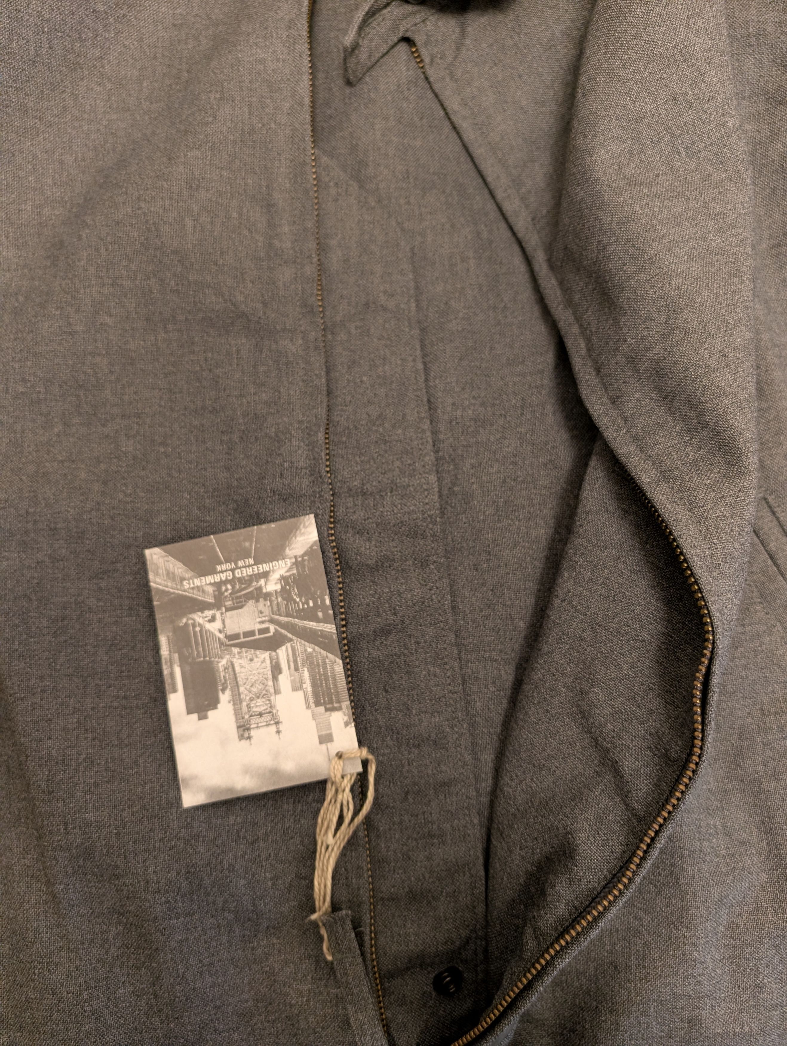 Engineered Garments ENGINEERED GARMENTS CLAIGTON JACKET PC HOPSACK GREY - M Size US M / EU 48-50 / 2 - 10 Thumbnail