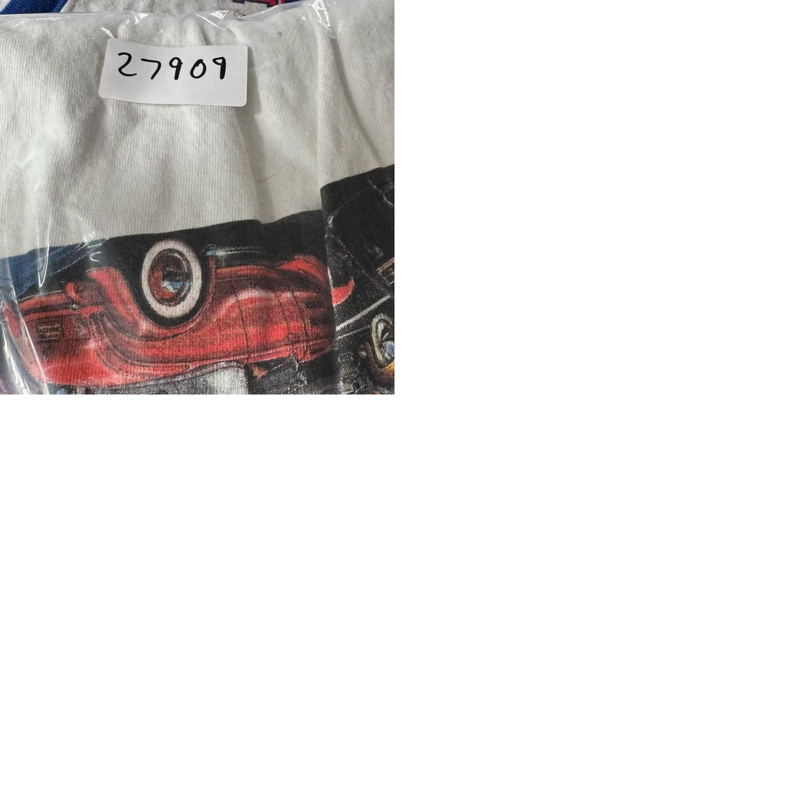 Jerzees VINTAGE Jerzees Shirt Mens 3XL White Blue Moon Drive-In Cars Graphic Tee Heavyweight Crew Neck Short Sleeve Size US XXL / EU 58 / 5 - 9 Thumbnail