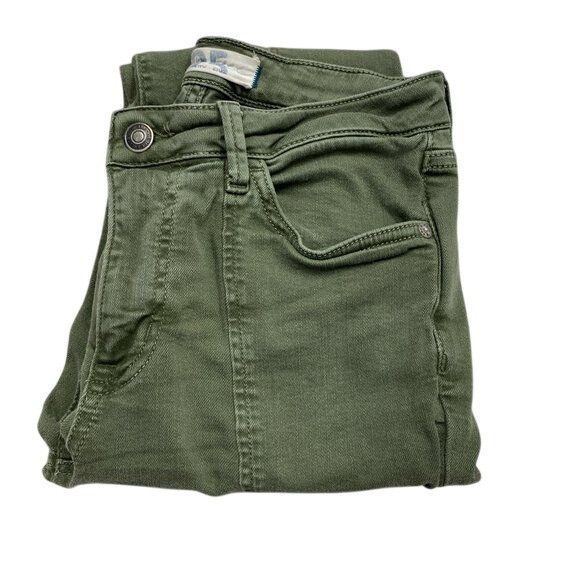 Free People Free People Army Green Cropped Bootcut Jeans Size 25" / US 0 / IT 36 - 5 Thumbnail